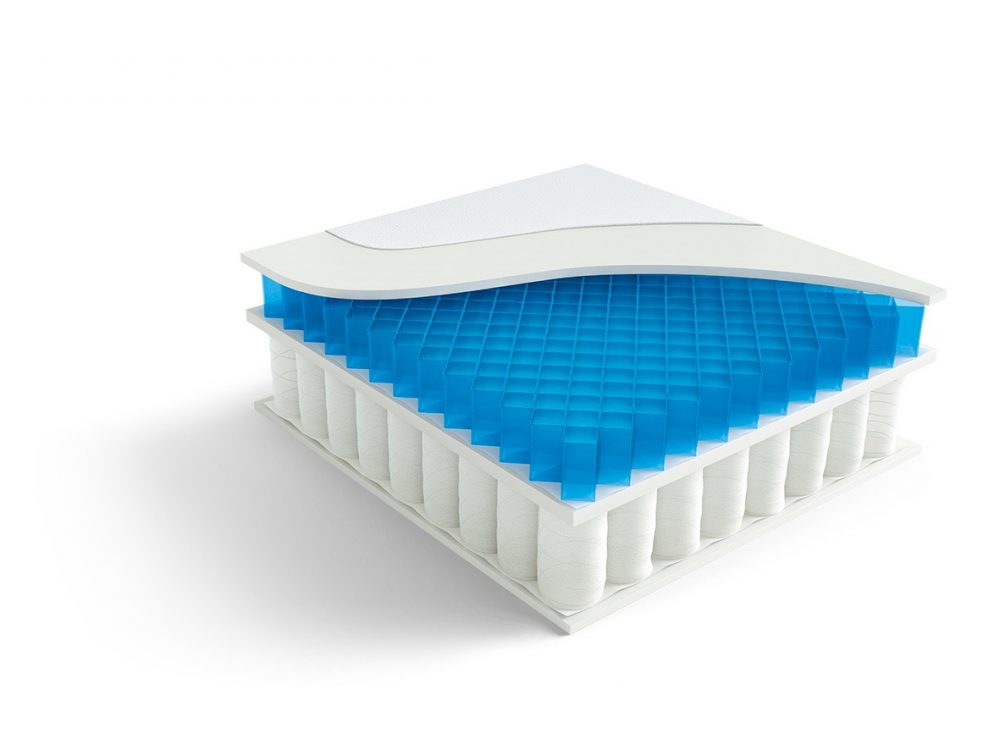 Ergonomische Gelmatratze für optimales Schlafklima bei Göpfert